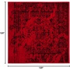 image:imageSAFAVIEH Adirondack Collection Accent Rug  26 x 4 Red amp Black Oriental Distressed Design NonShedding amp Easy Care Ideal for High Traffic Areas in Entryway Living Room Bedroom ADR101FSilverBlack