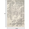 image:imageSAFAVIEH Adirondack Collection Accent Rug  26 x 4 Red amp Black Oriental Distressed Design NonShedding amp Easy Care Ideal for High Traffic Areas in Entryway Living Room Bedroom ADR101FIvorySilver