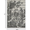 image:imageSAFAVIEH Adirondack Collection Accent Rug  26 x 4 Red amp Black Oriental Distressed Design NonShedding amp Easy Care Ideal for High Traffic Areas in Entryway Living Room Bedroom ADR101FSilverBlack