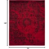 image:imageSAFAVIEH Adirondack Collection Accent Rug  26 x 4 Red amp Black Oriental Distressed Design NonShedding amp Easy Care Ideal for High Traffic Areas in Entryway Living Room Bedroom ADR101FRed  Black