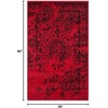 image:imageSAFAVIEH Adirondack Collection Accent Rug  26 x 4 Red amp Black Oriental Distressed Design NonShedding amp Easy Care Ideal for High Traffic Areas in Entryway Living Room Bedroom ADR101FRed  Black