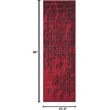 image:imageSAFAVIEH Adirondack Collection Accent Rug  26 x 4 Red amp Black Oriental Distressed Design NonShedding amp Easy Care Ideal for High Traffic Areas in Entryway Living Room Bedroom ADR101FRed  Black