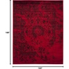 image:imageSAFAVIEH Adirondack Collection Accent Rug  26 x 4 Red amp Black Oriental Distressed Design NonShedding amp Easy Care Ideal for High Traffic Areas in Entryway Living Room Bedroom ADR101FRed  Black