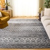 image:imageSAFAVIEH Amsterdam Collection Accent Rug  23 x 4 Ivory amp Multi Moroccan Boho Design NonShedding amp Easy Care Ideal for High Traffic Areas in Entryway Living Room Bedroom AMS108KDark GreyLight Grey