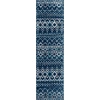 image:imageSAFAVIEH Amsterdam Collection Accent Rug  23 x 4 Ivory amp Multi Moroccan Boho Design NonShedding amp Easy Care Ideal for High Traffic Areas in Entryway Living Room Bedroom AMS108KNavyBeige