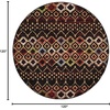 image:imageSAFAVIEH Amsterdam Collection Accent Rug  23 x 4 Ivory amp Multi Moroccan Boho Design NonShedding amp Easy Care Ideal for High Traffic Areas in Entryway Living Room Bedroom AMS108KBlackMulti
