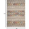 image:imageSAFAVIEH Amsterdam Collection Accent Rug  23 x 4 Ivory amp Multi Moroccan Boho Design NonShedding amp Easy Care Ideal for High Traffic Areas in Entryway Living Room Bedroom AMS108KIvoryMulti