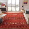 image:imageSAFAVIEH Amsterdam Collection Accent Rug  23 x 4 Ivory amp Multi Moroccan Boho Design NonShedding amp Easy Care Ideal for High Traffic Areas in Entryway Living Room Bedroom AMS108KTerracottaMulti