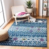 image:imageSAFAVIEH Amsterdam Collection Accent Rug  23 x 4 Ivory amp Multi Moroccan Boho Design NonShedding amp Easy Care Ideal for High Traffic Areas in Entryway Living Room Bedroom AMS108KNavyTurquoise