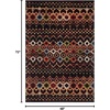 image:imageSAFAVIEH Amsterdam Collection Accent Rug  23 x 4 Ivory amp Multi Moroccan Boho Design NonShedding amp Easy Care Ideal for High Traffic Areas in Entryway Living Room Bedroom AMS108KBlackMulti