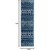 image:imageSAFAVIEH Amsterdam Collection Accent Rug  23 x 4 Ivory amp Multi Moroccan Boho Design NonShedding amp Easy Care Ideal for High Traffic Areas in Entryway Living Room Bedroom AMS108KNavyBeige