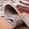 image:imageSAFAVIEH Amsterdam Collection Accent Rug  23 x 4 Ivory amp Multi Moroccan Boho Design NonShedding amp Easy Care Ideal for High Traffic Areas in Entryway Living Room Bedroom AMS108KLight GreyMulti