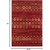 image:imageSAFAVIEH Amsterdam Collection Accent Rug  23 x 4 Ivory amp Multi Moroccan Boho Design NonShedding amp Easy Care Ideal for High Traffic Areas in Entryway Living Room Bedroom AMS108KTerracottaMulti
