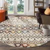 image:imageSAFAVIEH Amsterdam Collection Accent Rug  23 x 4 Ivory amp Multi Moroccan Boho Design NonShedding amp Easy Care Ideal for High Traffic Areas in Entryway Living Room Bedroom AMS108KIvoryMulti