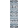 image:imageSAFAVIEH Amsterdam Collection Accent Rug  23 x 4 Ivory amp Multi Moroccan Boho Design NonShedding amp Easy Care Ideal for High Traffic Areas in Entryway Living Room Bedroom AMS108KBlueIvory