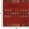 image:imageSAFAVIEH Amsterdam Collection Accent Rug  23 x 4 Ivory amp Multi Moroccan Boho Design NonShedding amp Easy Care Ideal for High Traffic Areas in Entryway Living Room Bedroom AMS108KTerracottaMulti