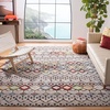 image:imageSAFAVIEH Amsterdam Collection Accent Rug  23 x 4 Ivory amp Multi Moroccan Boho Design NonShedding amp Easy Care Ideal for High Traffic Areas in Entryway Living Room Bedroom AMS108KIvoryGrey