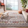 image:imageSAFAVIEH Amsterdam Collection Accent Rug  23 x 4 Ivory amp Multi Moroccan Boho Design NonShedding amp Easy Care Ideal for High Traffic Areas in Entryway Living Room Bedroom AMS108KBlackMulti