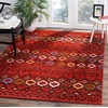 image:imageSAFAVIEH Amsterdam Collection Accent Rug  23 x 4 Ivory amp Multi Moroccan Boho Design NonShedding amp Easy Care Ideal for High Traffic Areas in Entryway Living Room Bedroom AMS108KTerracottaMulti