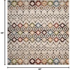 image:imageSAFAVIEH Amsterdam Collection Accent Rug  23 x 4 Ivory amp Multi Moroccan Boho Design NonShedding amp Easy Care Ideal for High Traffic Areas in Entryway Living Room Bedroom AMS108KIvoryMulti