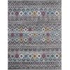 image:imageSAFAVIEH Amsterdam Collection Accent Rug  23 x 4 Ivory amp Multi Moroccan Boho Design NonShedding amp Easy Care Ideal for High Traffic Areas in Entryway Living Room Bedroom AMS108KDark GreyIvory