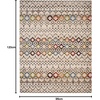 image:imageSAFAVIEH Amsterdam Collection Accent Rug  23 x 4 Ivory amp Multi Moroccan Boho Design NonShedding amp Easy Care Ideal for High Traffic Areas in Entryway Living Room Bedroom AMS108KIvoryMulti