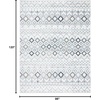image:imageSAFAVIEH Amsterdam Collection Accent Rug  23 x 4 Ivory amp Multi Moroccan Boho Design NonShedding amp Easy Care Ideal for High Traffic Areas in Entryway Living Room Bedroom AMS108KIvoryGrey