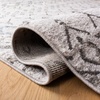 image:imageSAFAVIEH Amsterdam Collection Accent Rug  23 x 4 Ivory amp Multi Moroccan Boho Design NonShedding amp Easy Care Ideal for High Traffic Areas in Entryway Living Room Bedroom AMS108KLight GreyBrown