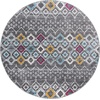 image:imageSAFAVIEH Amsterdam Collection Accent Rug  23 x 4 Ivory amp Multi Moroccan Boho Design NonShedding amp Easy Care Ideal for High Traffic Areas in Entryway Living Room Bedroom AMS108KDark GreyIvory