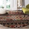 image:imageSAFAVIEH Amsterdam Collection Accent Rug  23 x 4 Ivory amp Multi Moroccan Boho Design NonShedding amp Easy Care Ideal for High Traffic Areas in Entryway Living Room Bedroom AMS108KBlackMulti