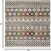 image:imageSAFAVIEH Amsterdam Collection Accent Rug  23 x 4 Ivory amp Multi Moroccan Boho Design NonShedding amp Easy Care Ideal for High Traffic Areas in Entryway Living Room Bedroom AMS108KIvoryMulti