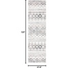image:imageSAFAVIEH Amsterdam Collection Accent Rug  23 x 4 Ivory amp Multi Moroccan Boho Design NonShedding amp Easy Care Ideal for High Traffic Areas in Entryway Living Room Bedroom AMS108KIvoryGrey