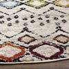 image:imageSAFAVIEH Amsterdam Collection Accent Rug  23 x 4 Ivory amp Multi Moroccan Boho Design NonShedding amp Easy Care Ideal for High Traffic Areas in Entryway Living Room Bedroom AMS108KIvoryMulti