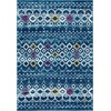 image:imageSAFAVIEH Amsterdam Collection Accent Rug  23 x 4 Ivory amp Multi Moroccan Boho Design NonShedding amp Easy Care Ideal for High Traffic Areas in Entryway Living Room Bedroom AMS108KNavyTurquoise