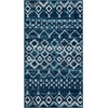 image:imageSAFAVIEH Amsterdam Collection Accent Rug  23 x 4 Ivory amp Multi Moroccan Boho Design NonShedding amp Easy Care Ideal for High Traffic Areas in Entryway Living Room Bedroom AMS108KNavyBeige