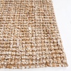 image:imageSAFAVIEH Area Rug 2x3  Natural Fiber Collection  Natural amp Ivory Handmade Jute Farmhouse Style Chunky Textured Thick Pile NF447N