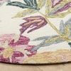 image:imageSAFAVIEH Area Rug 4x6  Jardin Collection  Ivory amp Pink Handmade Wool Floral Design Ideal for Living Room Bedroom Dining Space JAR475AIvoryPink