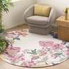 image:imageSAFAVIEH Area Rug 4x6  Jardin Collection  Ivory amp Pink Handmade Wool Floral Design Ideal for Living Room Bedroom Dining Space JAR475AIvoryPink