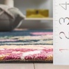 image:imageSAFAVIEH Area Rug 4x6  Jardin Collection  Ivory amp Pink Handmade Wool Floral Design Ideal for Living Room Bedroom Dining Space JAR475ANavyPink