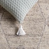 image:imageSAFAVIEH Area Rug 5x8  Casablanca Collection  Natural amp Beige Handmade Wool Ideal for Living Room Bedroom Dining Space CSB602ANaturalBeige