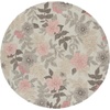 image:imageSAFAVIEH Area Rug 5x8  Jardin Collection  Grey amp Pink Handmade Wool Floral Design Ideal for Living Room Bedroom Dining Space JAR577FGreyPink