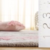 image:imageSAFAVIEH Area Rug 5x8  Jardin Collection  Grey amp Pink Handmade Wool Floral Design Ideal for Living Room Bedroom Dining Space JAR577FGreyPink
