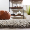 image:imageSAFAVIEH Area Rug 8x10  Aspen Shag Collection  Large  Pink Handmade Wool Plush Thick Pile Ideal for Living Room Bedroom Dining Space SG640PGrey