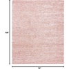 image:imageSAFAVIEH Area Rug 8x10  Aspen Shag Collection  Large  Pink Handmade Wool Plush Thick Pile Ideal for Living Room Bedroom Dining Space SG640PPink