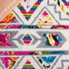 image:imageSAFAVIEH Area Rug 8x10  Fiesta Shag Collection  Large  Cream amp Multi Moroccan Boho Design NonShedding amp Easy Cleaning Ideal for Living Room Bedroom Dining Space FSG365ACreamMulti