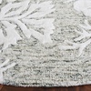 image:imageSAFAVIEH Area Rug 8x10  Glamour Collection  Large  Light Pink Handmade Wool amp Viscose Floral Design Ideal for Living Room Bedroom Dining Space GLM151UGreenIvory