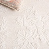 image:imageSAFAVIEH Area Rug 8x10  Glamour Collection  Large  Light Pink Handmade Wool amp Viscose Floral Design Ideal for Living Room Bedroom Dining Space GLM151UIvory