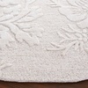 image:imageSAFAVIEH Area Rug 8x10  Glamour Collection  Large  Light Pink Handmade Wool amp Viscose Floral Design Ideal for Living Room Bedroom Dining Space GLM151UIvory