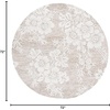 image:imageSAFAVIEH Area Rug 8x10  Glamour Collection  Large  Light Pink Handmade Wool amp Viscose Floral Design Ideal for Living Room Bedroom Dining Space GLM151UBrownIvory