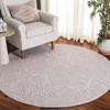 image:imageSAFAVIEH Area Rug 8x10  Glamour Collection  Large  Light Pink Handmade Wool amp Viscose Floral Design Ideal for Living Room Bedroom Dining Space GLM151ULight Pink